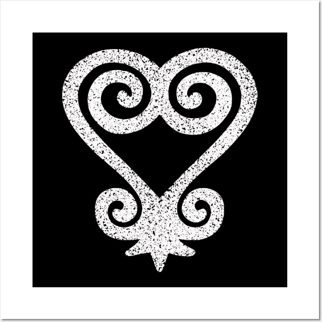 Sankofa Heart Wall Art by Juliet & Gin